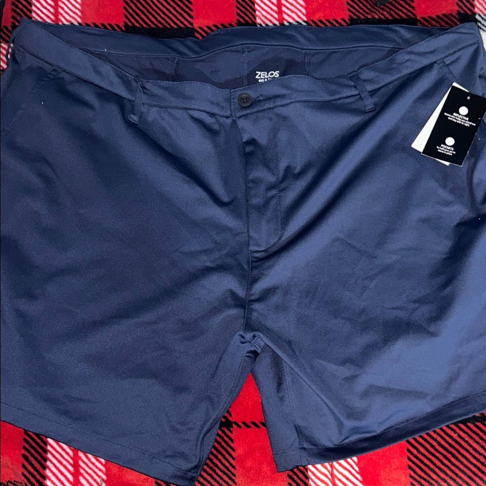 Zelos Deep Blue Casual Shorts